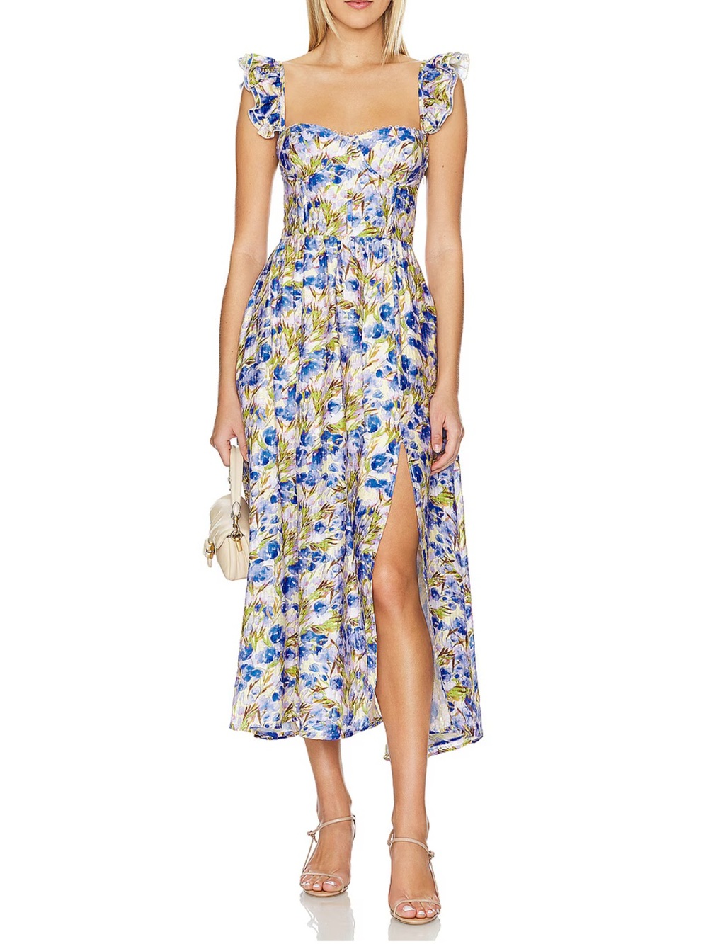 ASTR The Label Wedelia midi dress size small